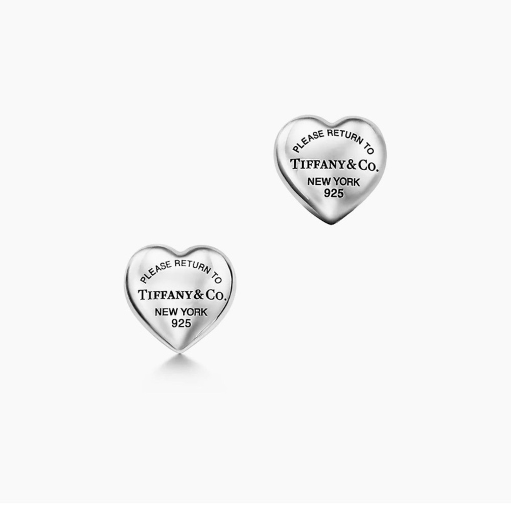 Tiffany & Co. Silver Heart Earrings